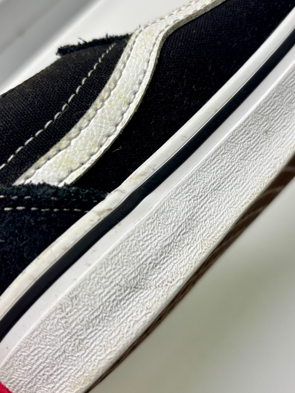 Vans Old Skool Black White Low-Top Sneakers - Size 5.5 - Picture 8 of 10
